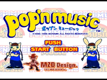 Popn Music (JP) screen shot title